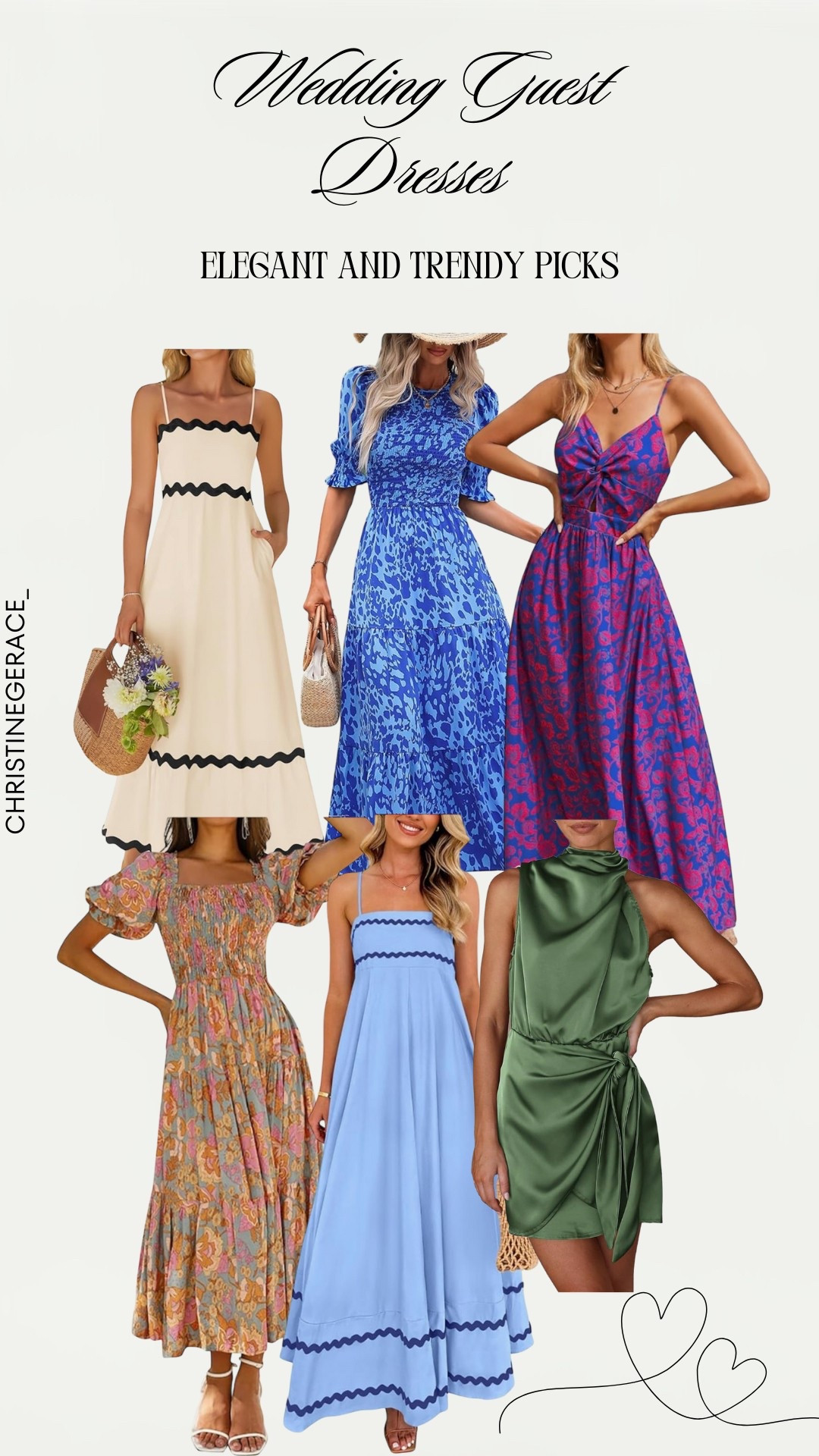 Wedding guest dress styles 

#LTKParties #LTKFindsUnder50 #LTKSaleAlert