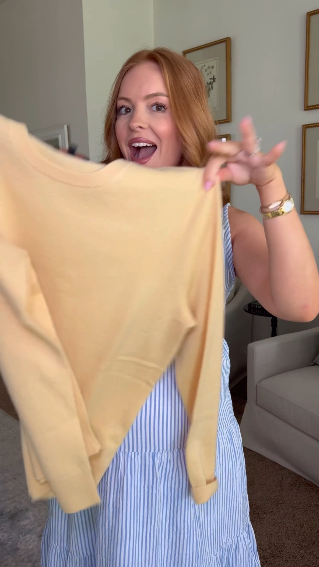 Butter yellow: the soft, sunny shade your summer wardrobe didn’t know it needed💛 Here are 3 easy ways I’m styling my go-to @onequince cashmere sweater with dresses —because looking put together shouldn’t be complicated (especially when you’re juggling work, kids, and summer plans 😅).

#quincepartner #butteryellow #cashmeresweater #Summerdresses #easyoutfits #momstyleinspo #bumpfriendly 

#LTKSeasonal #LTKBump #LTKStyleTip