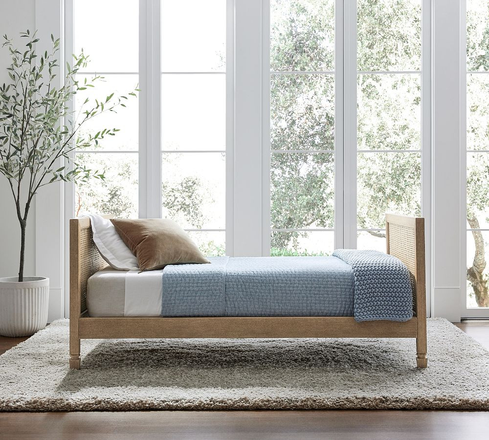 Pick-Stitch Handcrafted Cotton Linen Quilt | Pottery Barn (US)