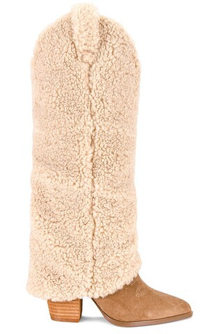 Steve Madden Lassy Boot in Tan from Revolve.com | Revolve Clothing (Global)