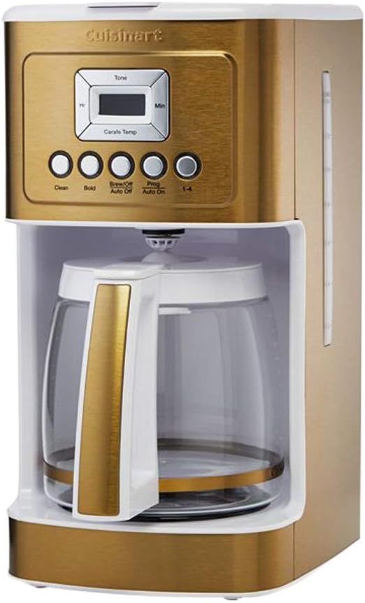 Cuisinart DCC-3200 Programmable Coffeemaker with Glass Carafe and Stainless Steel Handle, 14 Cu... | Amazon (US)