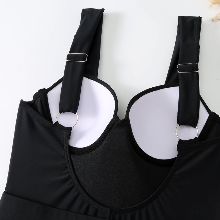 IDOPIP Women's One Piece Swimsuit with Cover up Wrap Skirt Floral Print Bikini Set Summer Bathing... | Walmart (US)