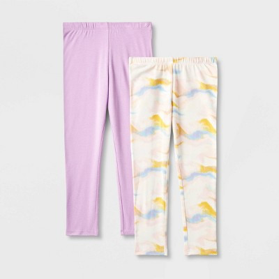 Toddler Girls' 2pk Leggings Set - Cat & Jack™ Purple 5T | Target
