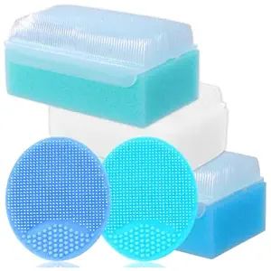 Baby Bath Sponges for Newborns - Baby Cradle Cap Brush - Cradle Cap Comb for Babies (Pack of 5) | Amazon (US)