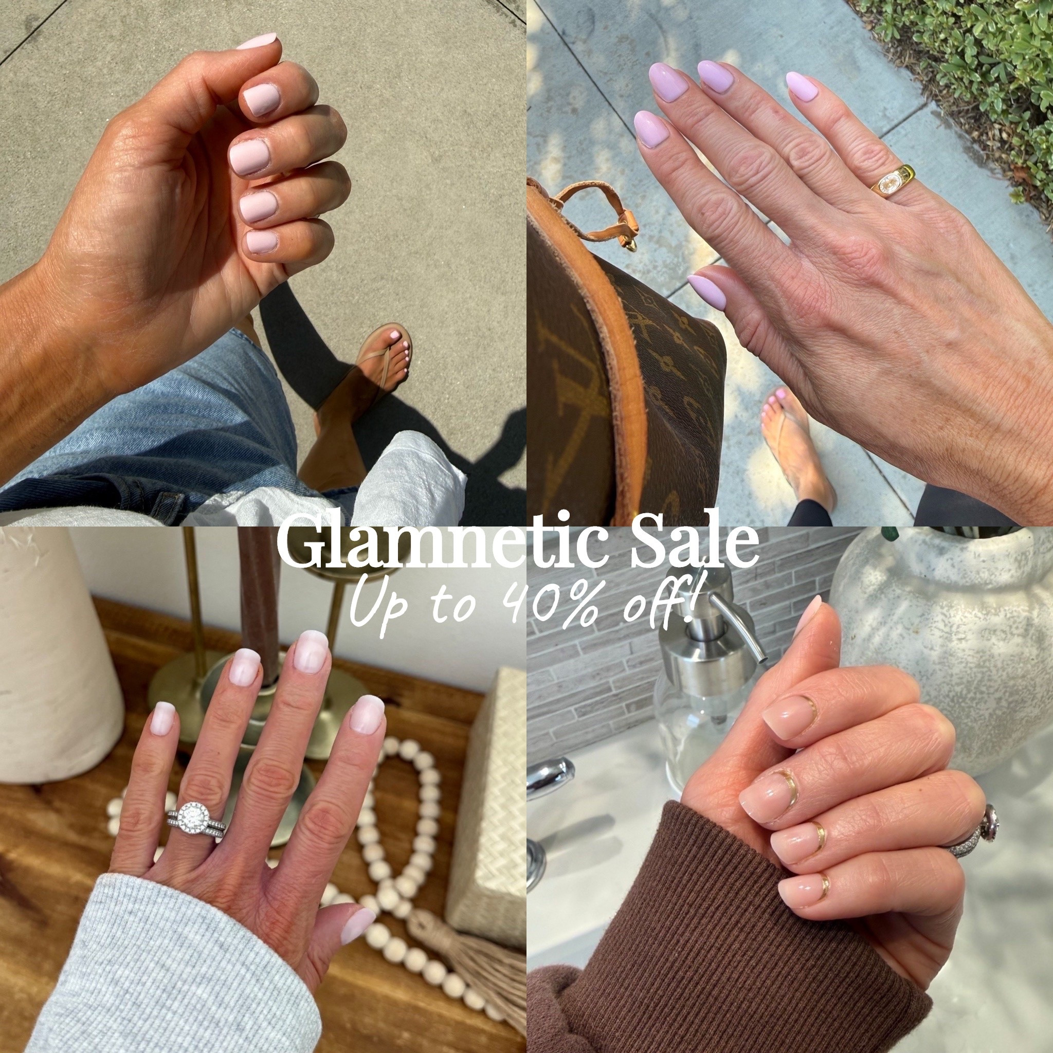 Up to 40% off at Glamnetic with code ‘LDW2026’ 💅 I just stocked up on some fall manis 🍁 I’ve been using these press on nails and love them! They last me about two weeks. It’s so nice not having to run to the nail salon every month! 

Amazon, Amazon Prime Sale, press on nails, Glamnetic, self care, beauty must haves, at home manicure

#LTKselfcare #LTKSaleAlert #LTKBeauty