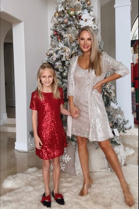 Beautiful mommy daughter holiday looks on SALE!!! True to size! 

#LTKHoliday #LTKSeasonal #LTKGiftGuide
