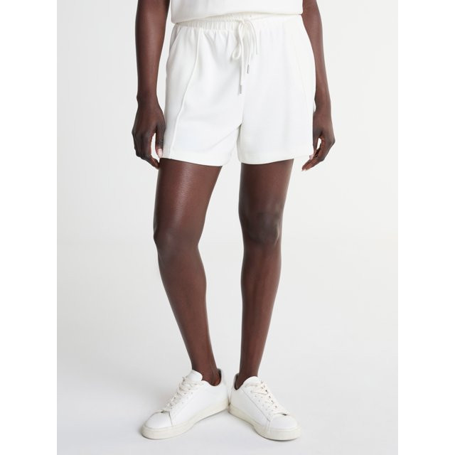Scoop Women's and Women’s Plus Ultimate ScubaKnit Seamed Shorts, Sizes XS-4X | Walmart (US)