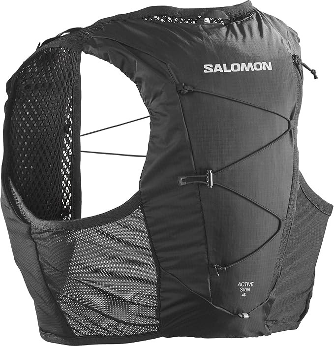 Salomon Active Skin 4 Compatible with Flasks Unisex Running Vest Hiking Trail, 4L, Precision Fit,... | Amazon (UK)