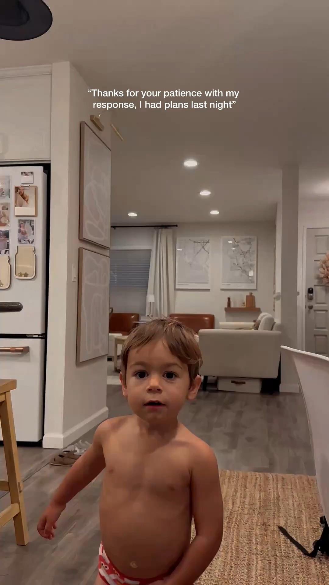 Fave jumpsuit linked, size up 1

Fridge is Cafe

Sectional is Burrow

Curtains are Target

#LTKHome #LTKActive