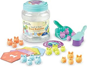 Learning Resources Count & Clean Dust Bunnies, Toddler Activities, Educational Toys Set, Color Te... | Amazon (CA)