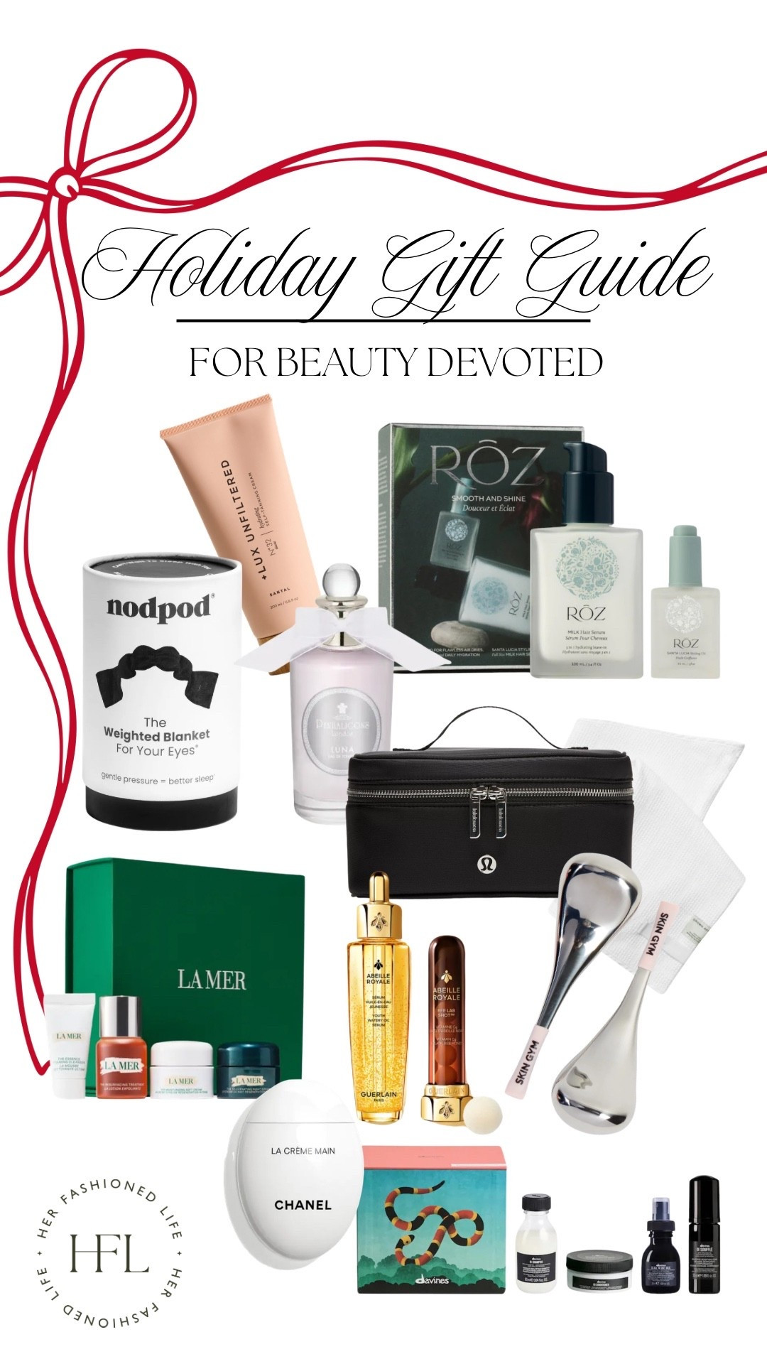 A Gift Guide for the Beauty Lovers ✨ #BeautyProducts #SelfTanner #MakeupCase #Perfume #EyeCream #HairSerum 