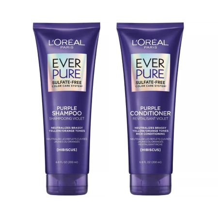 Affordable sulfate-free purple shampoo and conditioner 

#LTKbeauty