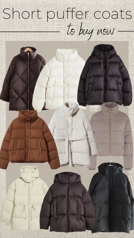 Short puffer coats to buy now ❄️🤎

#LTKstyletip #LTKSeasonal #LTKeurope