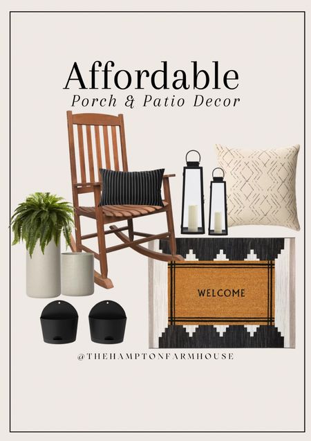 Affordable neutral porch and patio decor!

Outdoor home, home decor, rug, planter, pillows, porch decor, patio decor  

#LTKstyletip #LTKSeasonal #LTKhome