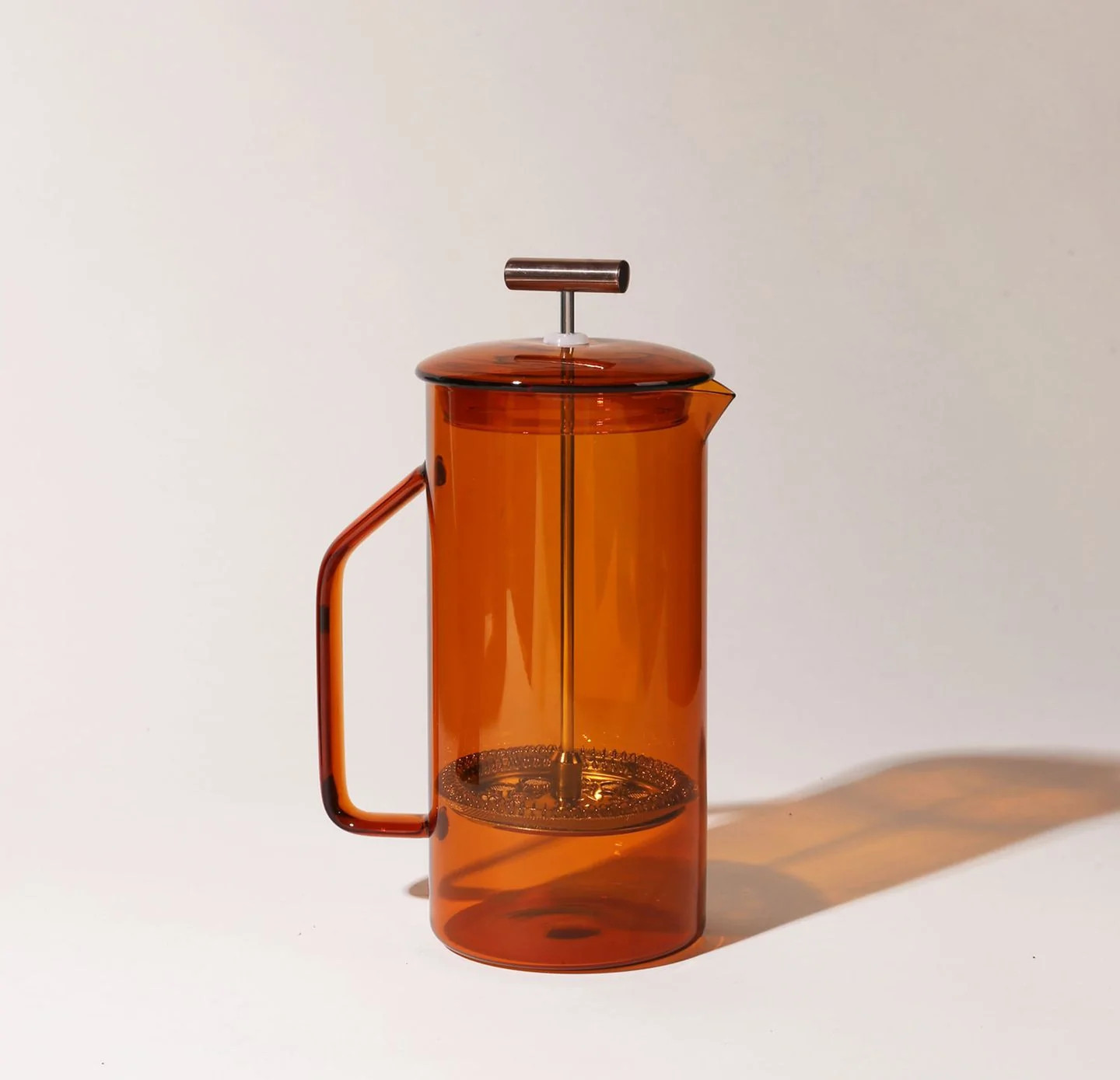 Glass French Press in Various Colors | Burke Decor
