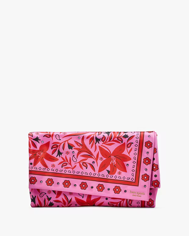 Fold Bandana Printed Clutch | Kate Spade (US)