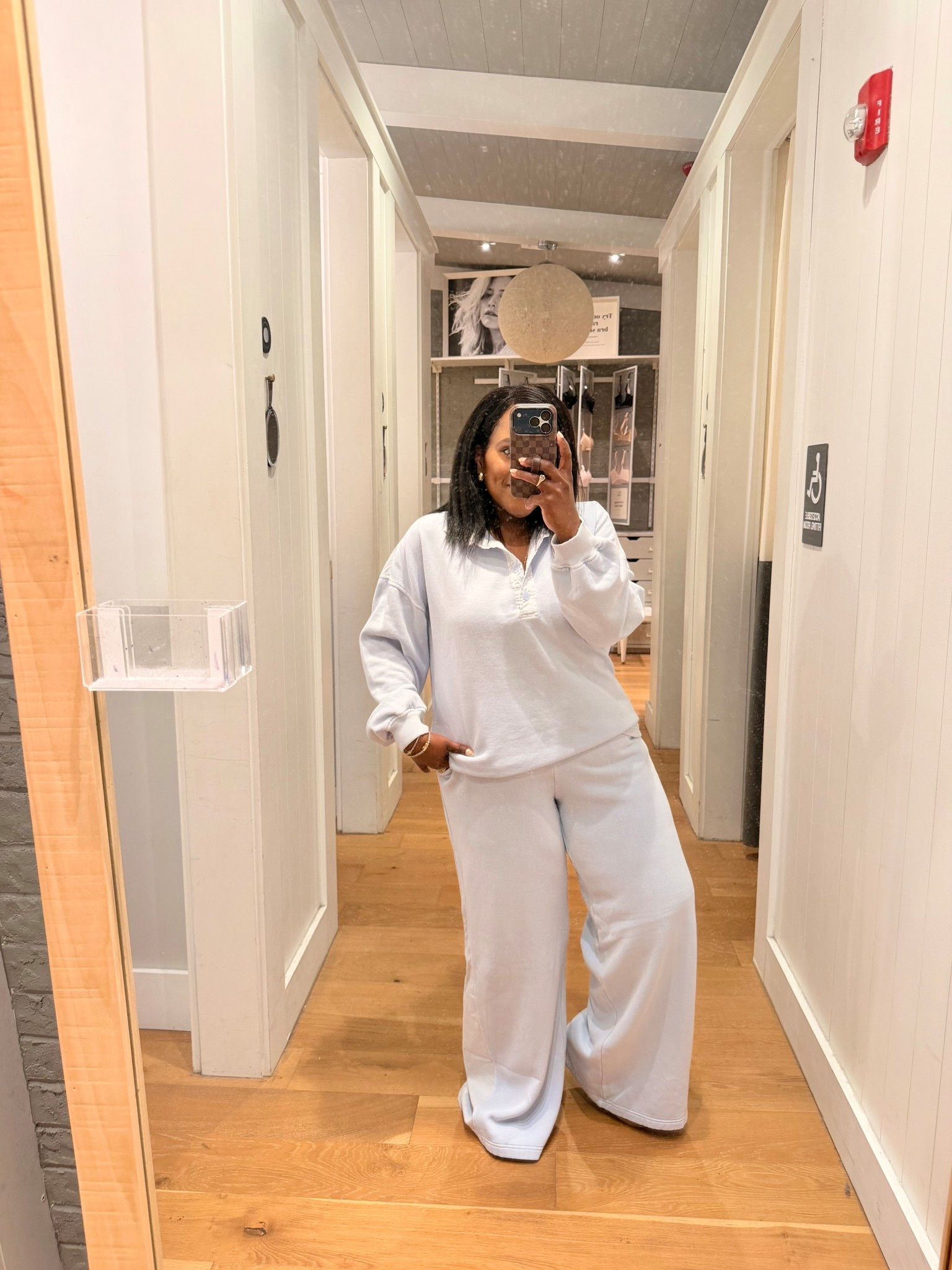 @Aerie for the win in this super comfy lounge set!! Wearing a medium in both the pullover and pants. Perfect Spring color too! 

#LTKSpringSale #LTKTravel #LTKootd