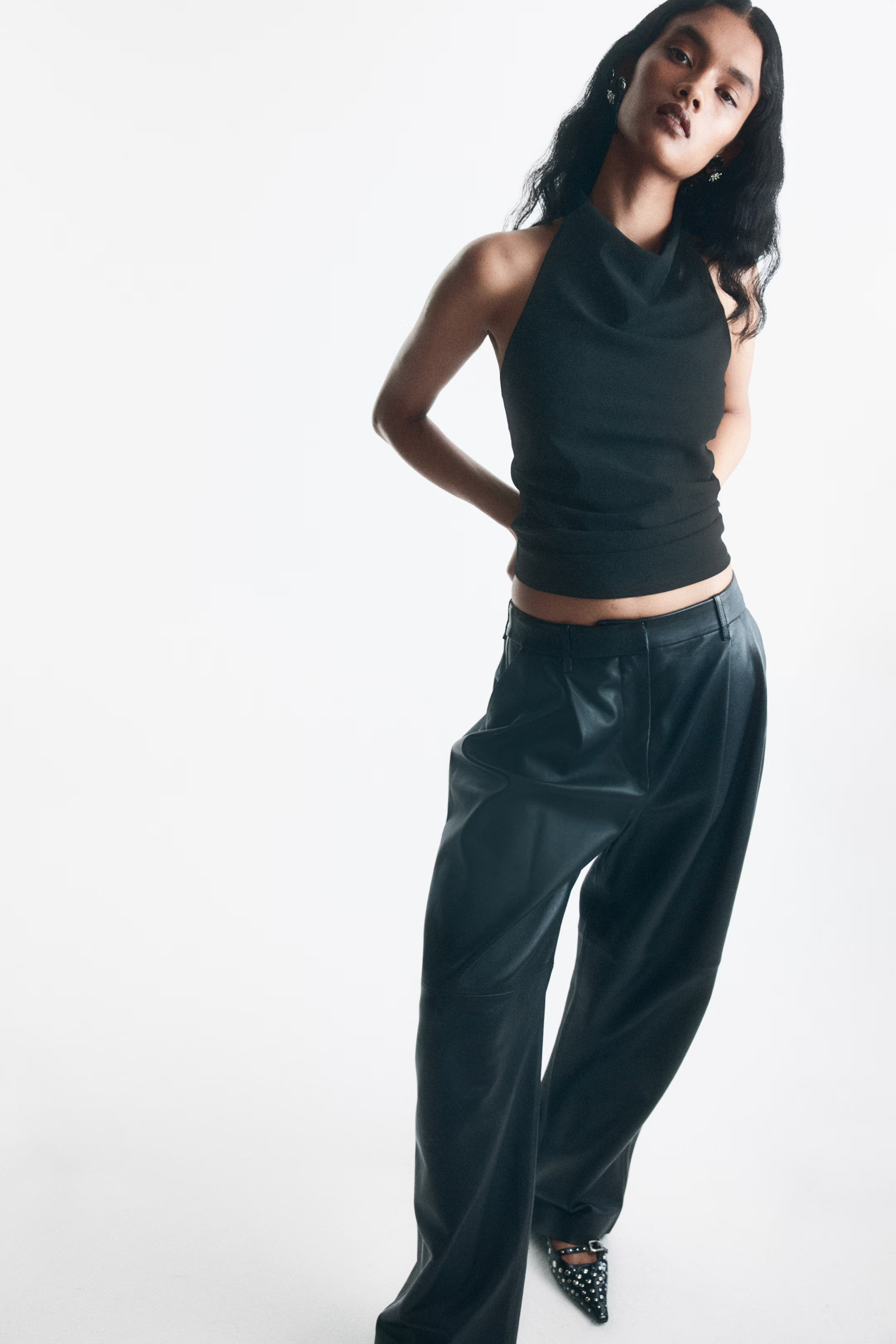 Draped Halterneck Top | H&M (US + CA)
