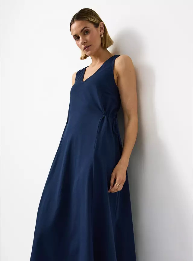 Buy Red Jersey Tie Side Midaxi Dress 14 | Midaxi | Tu | Tu Clothing