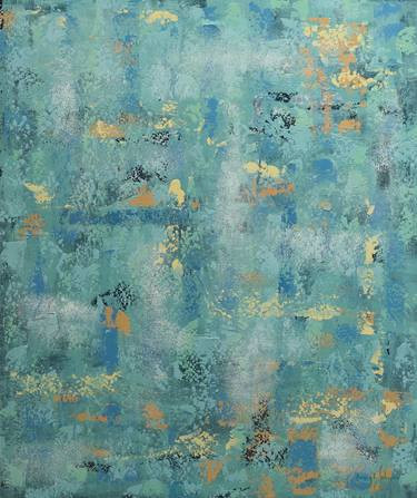 Abstract With Blue And Other Tones Painting | Saatchi Art 