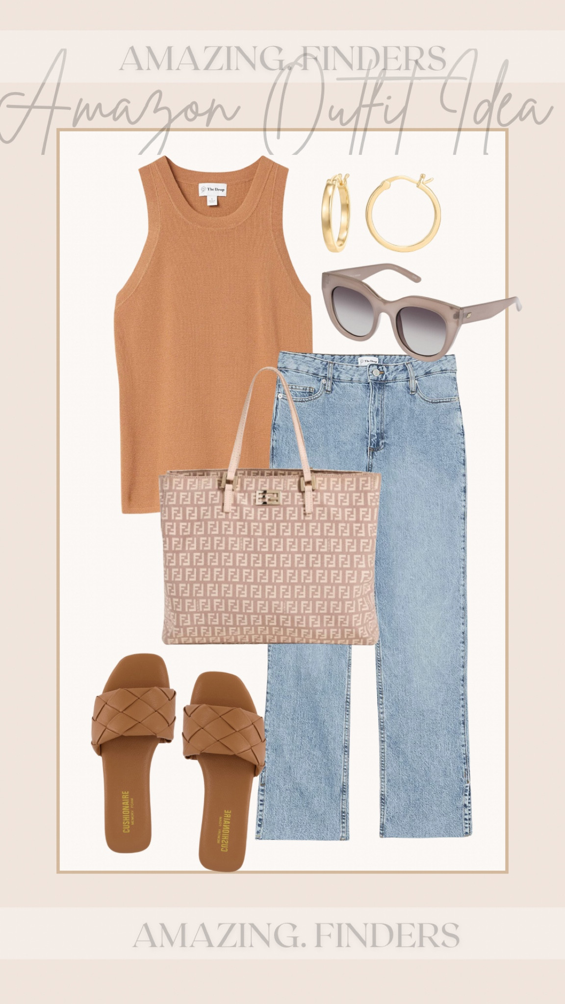Amazon outfit idea
Spring style 
Amazon the drop 
Amazon tank top 
Amazon straight leg jeans 
Amazon casual style 
Amazon, tank top, and jeans

#LTKunder50 #LTKtravel #LTKstyletip
