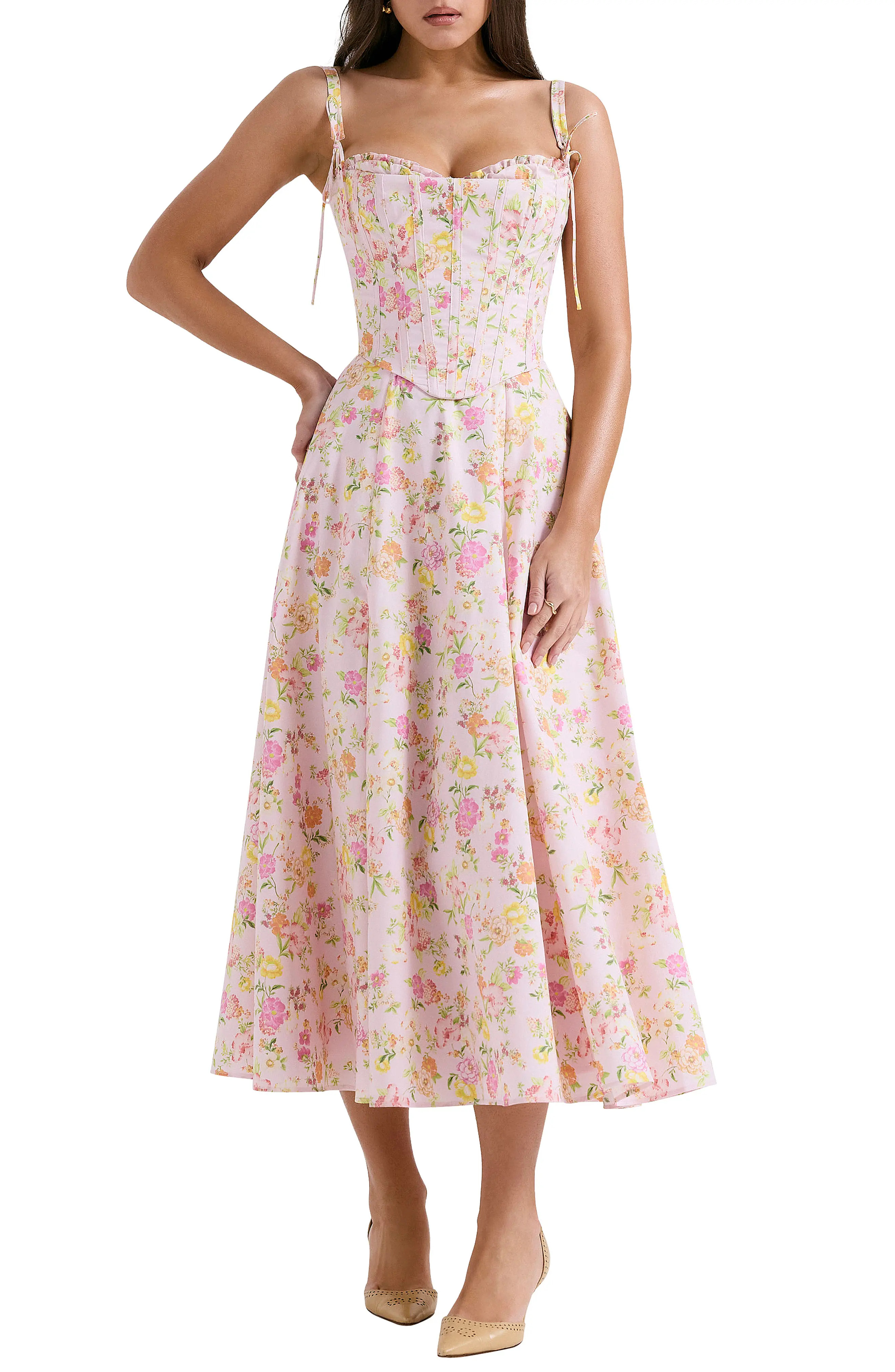 Clarabelle Floral Print Sleeveless Maxi Dress (Women) | Nordstrom | Nordstrom