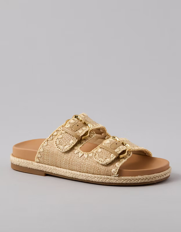 AE Stitched Slide Sandal | American Eagle Outfitters (US & CA)