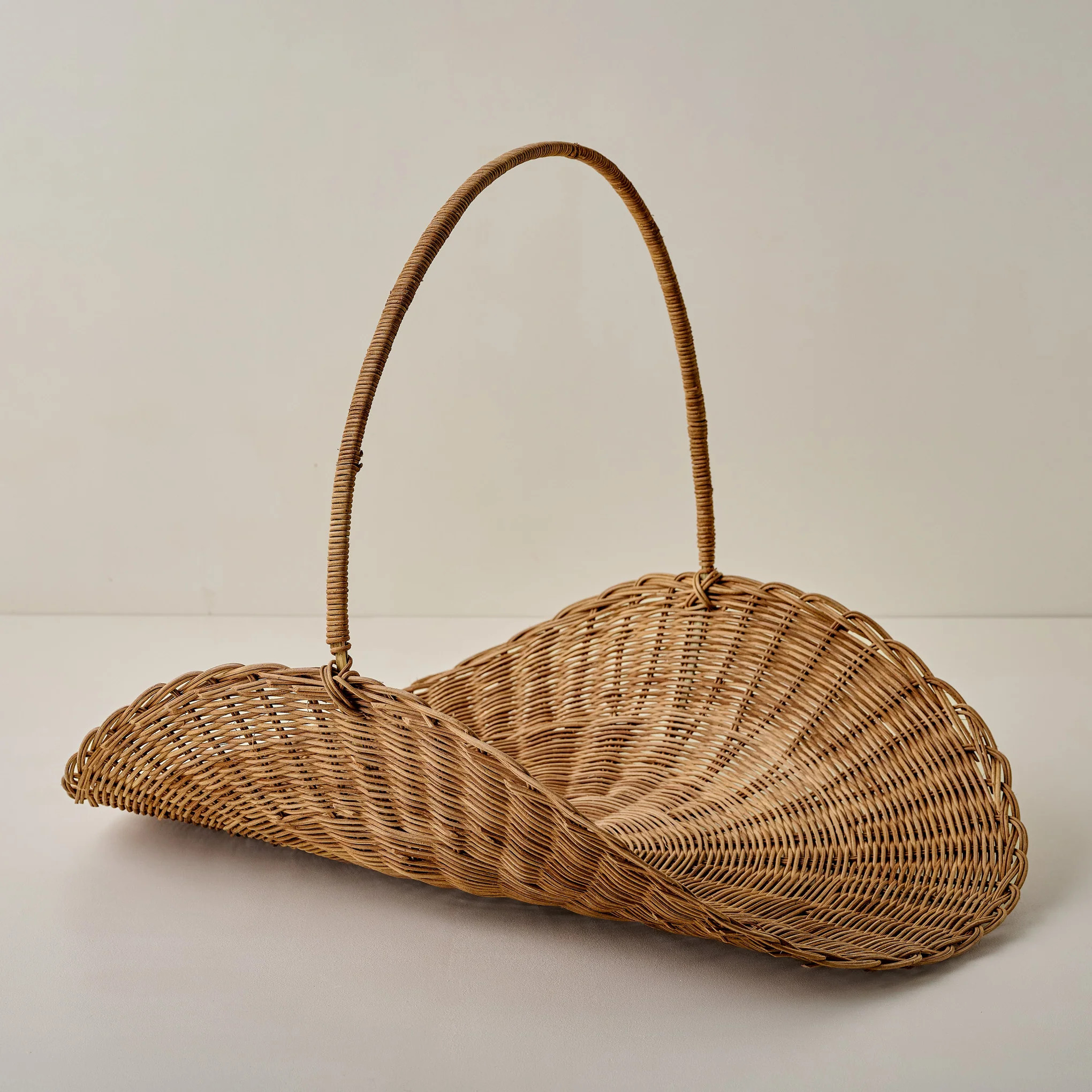 Vintage Inspired Wicker Gathering Basket | Magnolia