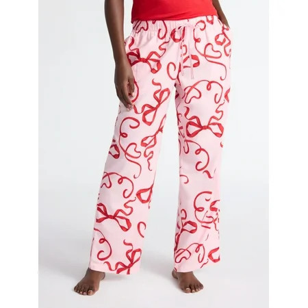 Joyspun Women s Flannel Sleep Pants 30 Inseam Sizes XS-3X | Walmart (US)