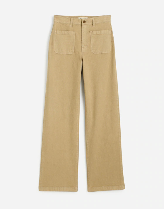 The Emmett Wide-Leg Pant: Patch Pocket Edition | Madewell | Madewell