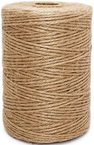 Colored Jute Twine 656 Feet Durable Natural Jute Rope String Perfect for Arts Crafts Mason Jars K... | Amazon (US)