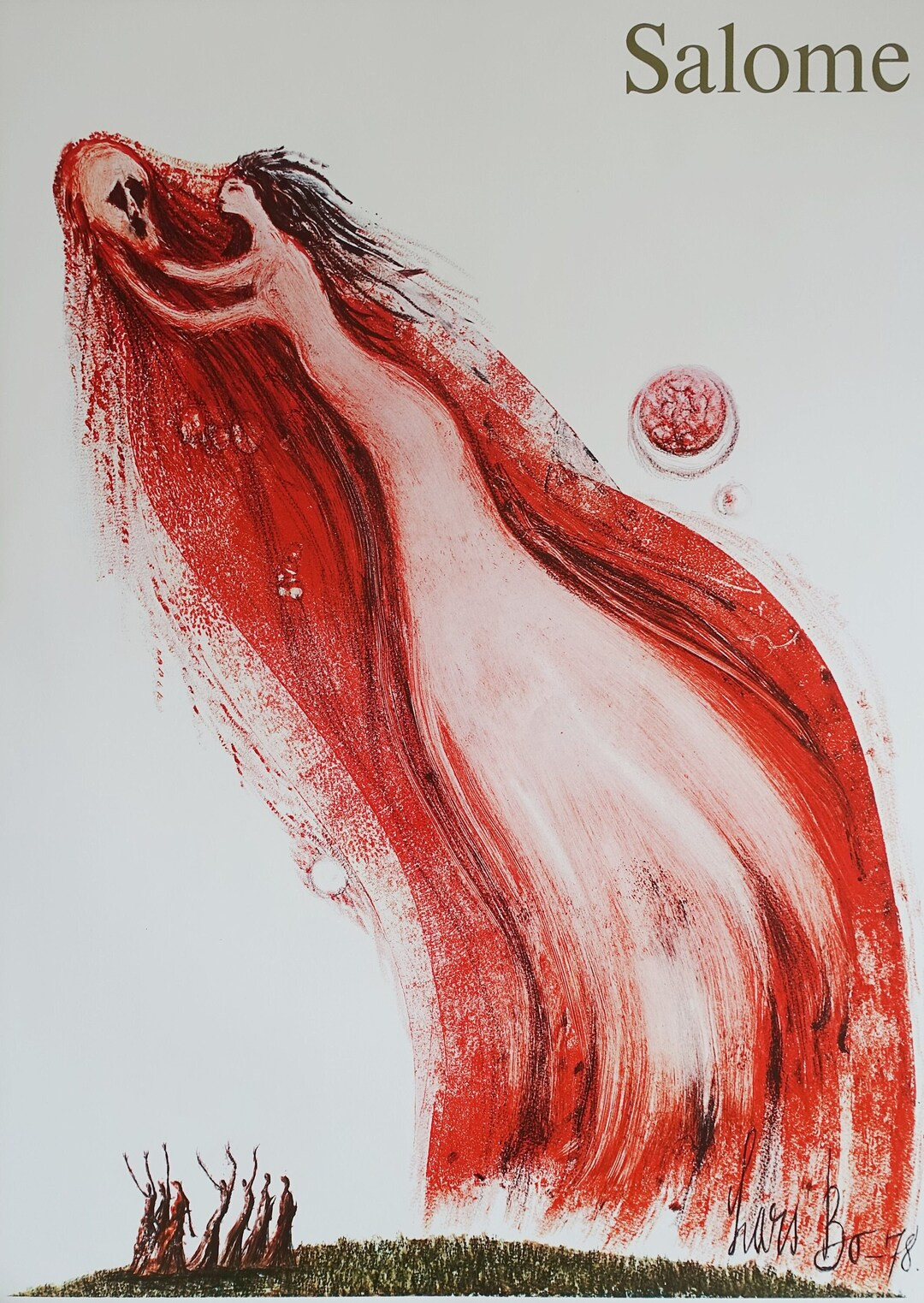 1978 Salome Opera Poster by Lars Bo Original Vintage Poster - Etsy | Etsy (US)