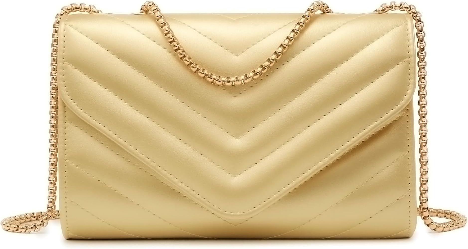 Dasein Women Small Quilted Crossbody Bags Stylish Designer Evening Bag Clutch Purses and Handbags... | Amazon (US)