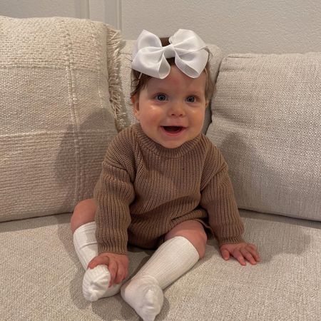 Baby girl outfit 🫶🏻🥹 socks are from Zara! 

#LTKFind #LTKbump #LTKbaby