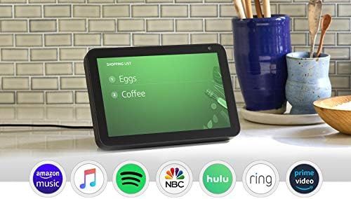 Echo Show 8 -- HD smart display with Alexa – stay connected with video calling - Charcoal | Amazon (US)