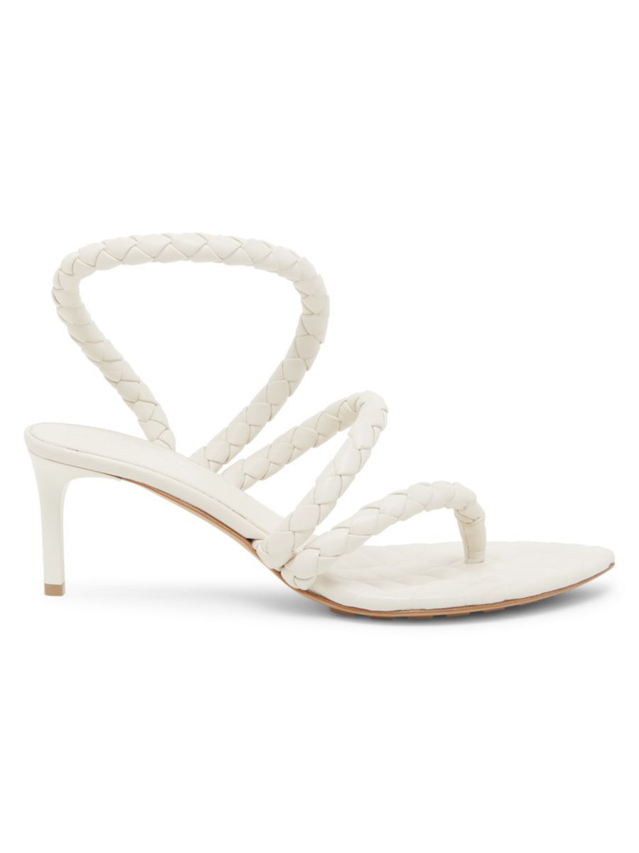 Leaf 60MM Strappy Leather Sandals | Saks Fifth Avenue