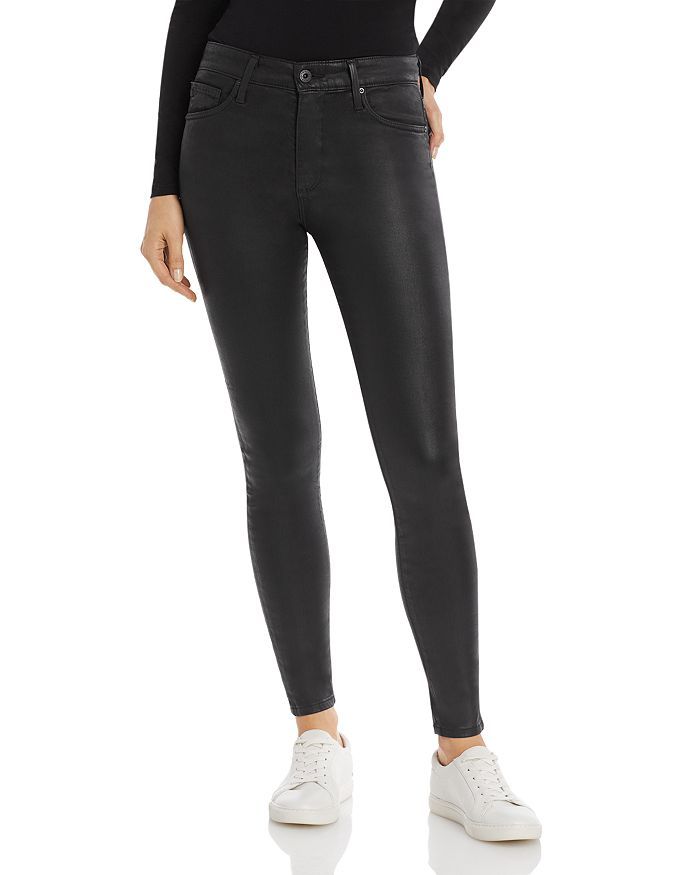 Farrah Faux-Leather Skinny Jeans | Bloomingdale's (US)