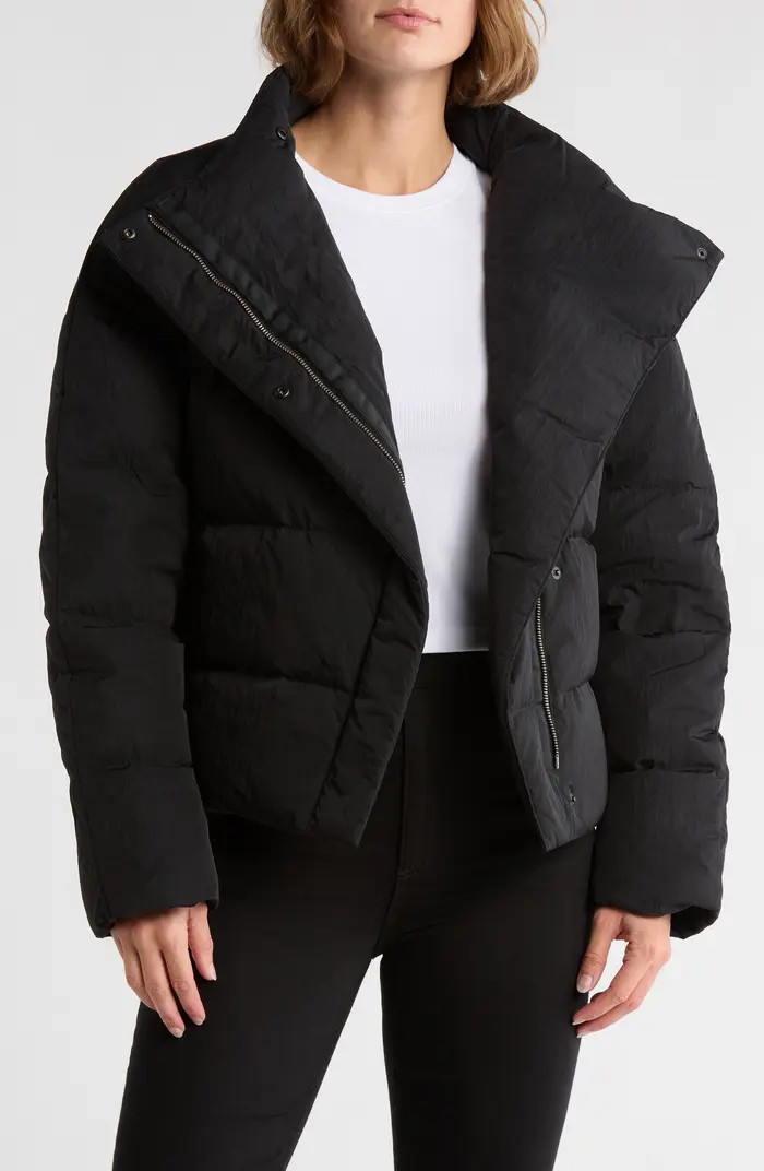 Theory Offset Down Puffer Jacket | Nordstromrack | Nordstrom Rack
