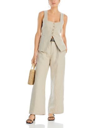 Faithfull the Brand Maya Vest & Ida Pleated Linen Pants Women - Bloomingdale's | Bloomingdale's (US)
