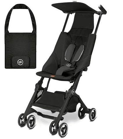 gb Pockit Lightweight Stroller, Monument Black | Includes Travel Bag That Fits Your Stroller Whil... | Amazon (US)