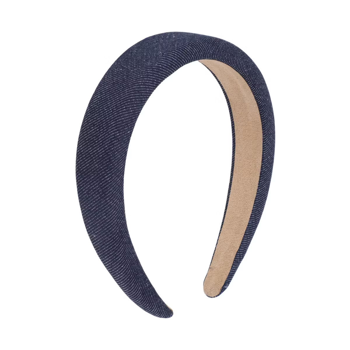 Unique Bargains Fashion Denim High Cranium sponge Headbands Deep Blue 1 Pc | Target