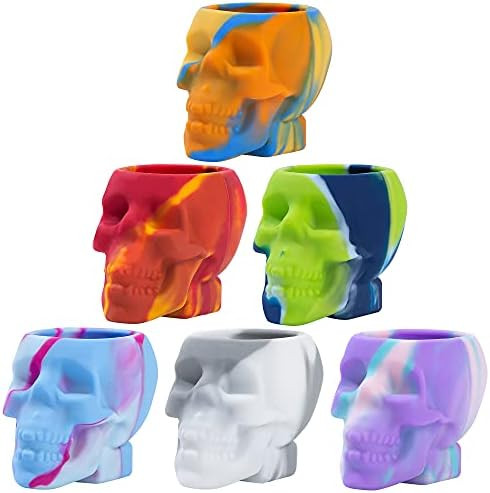 Shot Glasses Bulk Cool Shot Glasses Funny Tequila Cute Shot Glasses Skull Silicone Shot Glasses U... | Amazon (US)