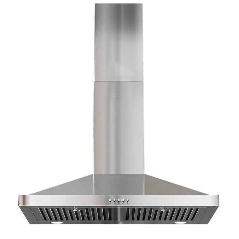 VIKIO 30 inch Wall Mount Range Hood - 500 CFM Convertible Stainless Steel, 3-Speed with Push Cont... | Walmart (US)