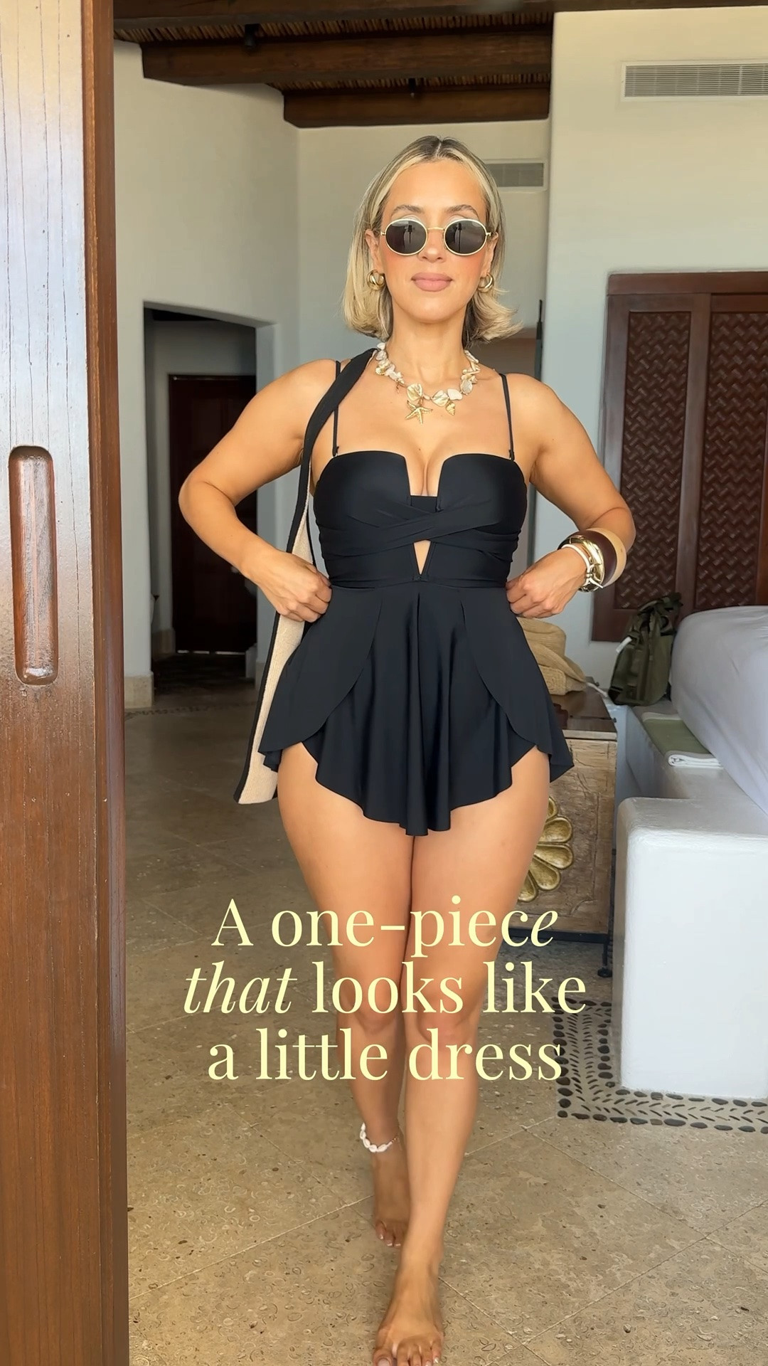 Omg this one-piece bathing suit looks like a dress! 😍✨

Wearing small

#LTKootd #LTKU #LTKgrwm