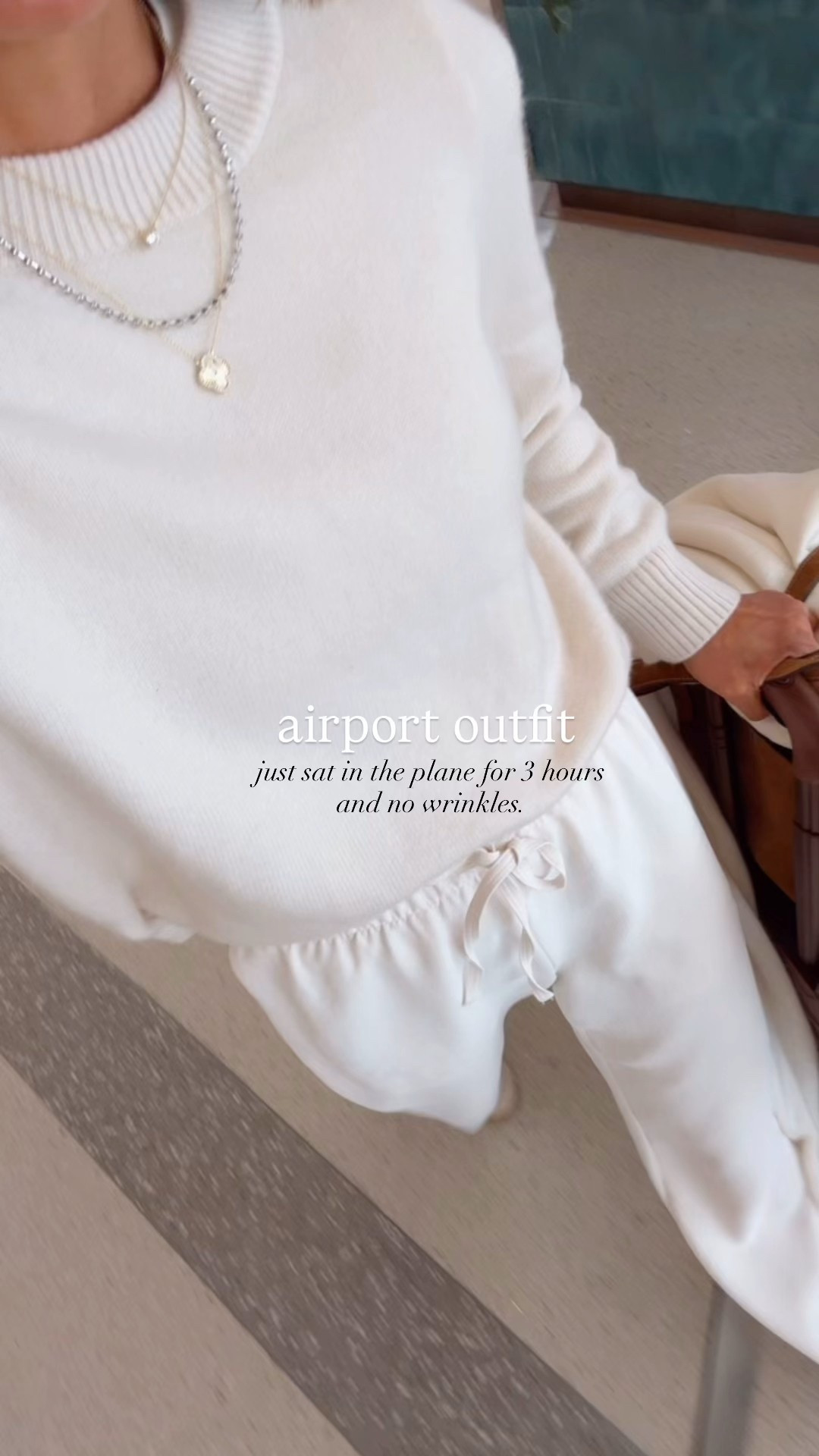 Airport travel outfit. I'm wearing size small in pants which fit tts 