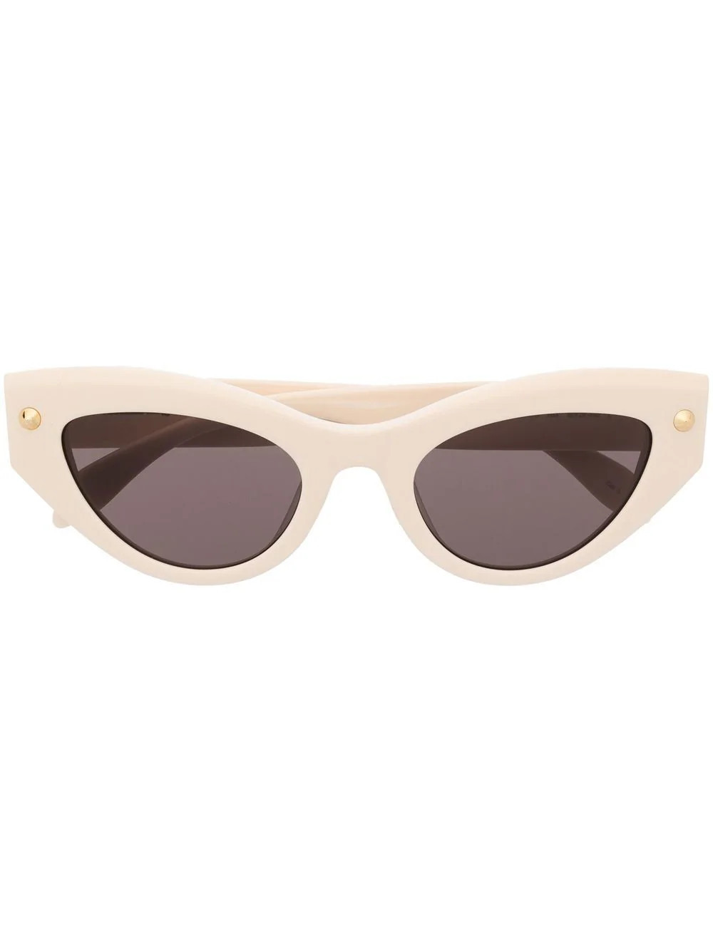 Alexander McQueen Eyewear cat-eye frame sunglasses - White | Farfetch Global