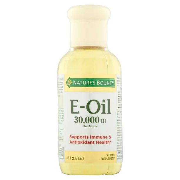 Nature's Bounty Vitamin E Oil, 30000IU, 2.5 Fl Oz | Walmart (US)