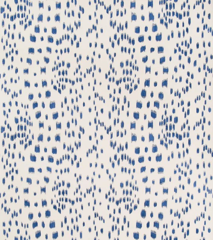 Brunschwig & Fils Les Touches Blue Wallpaper | DecoratorsBest