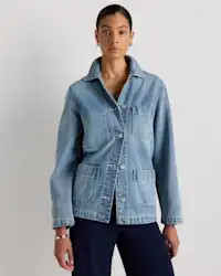 100% Organic Cotton Denim Chore Jacket | Quince