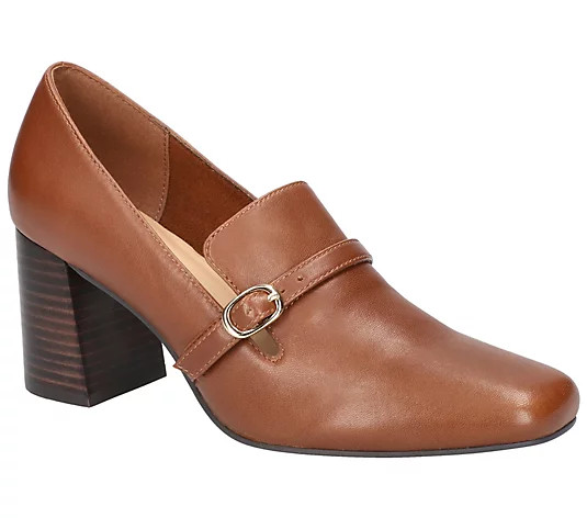 Bella Vita Square Toe Pumps - Ashton - QVC.com | QVC